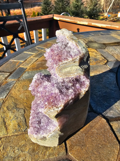 Brazilian amethyst Stalactite cluster