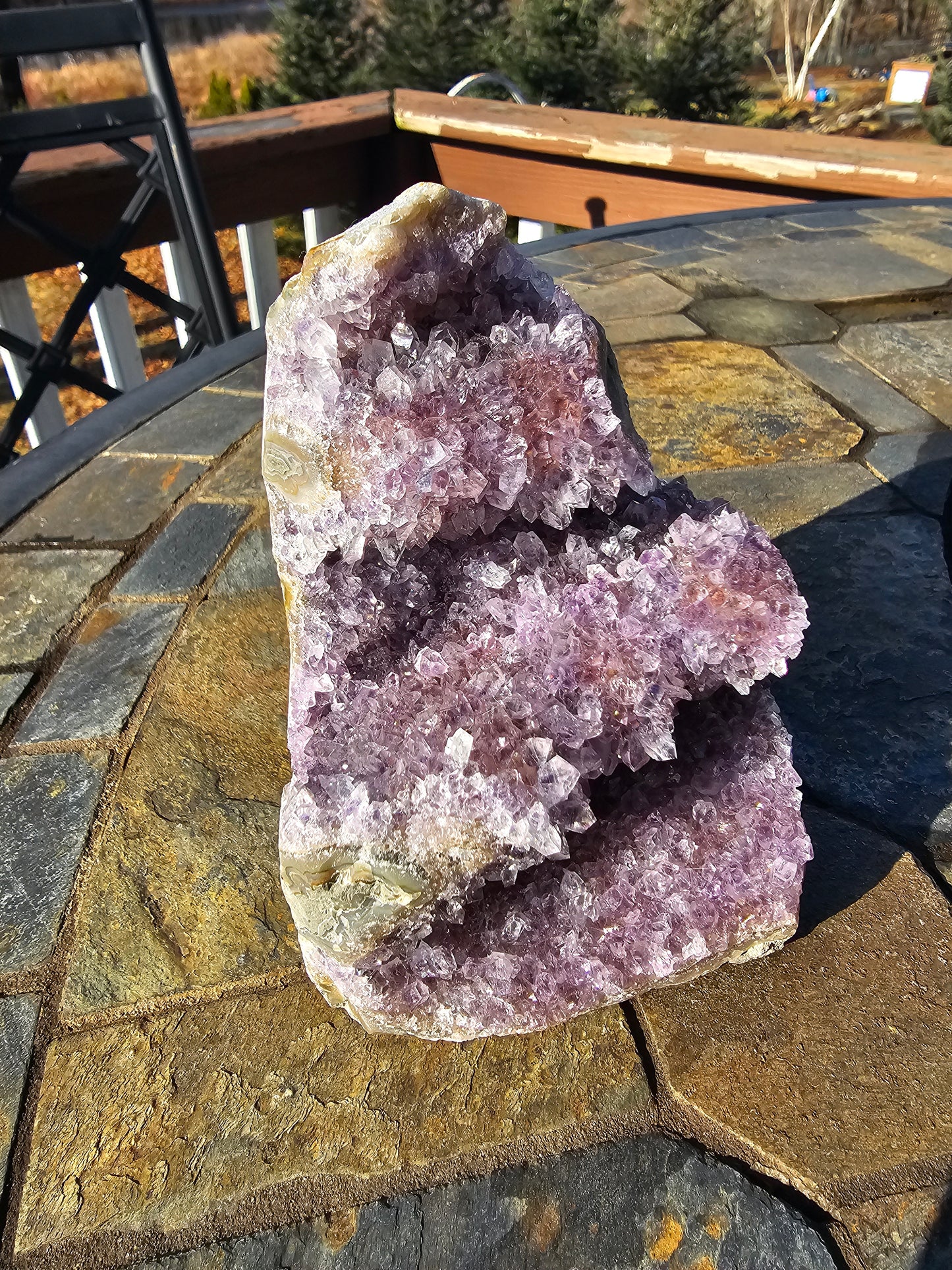 Brazilian amethyst Stalactite cluster