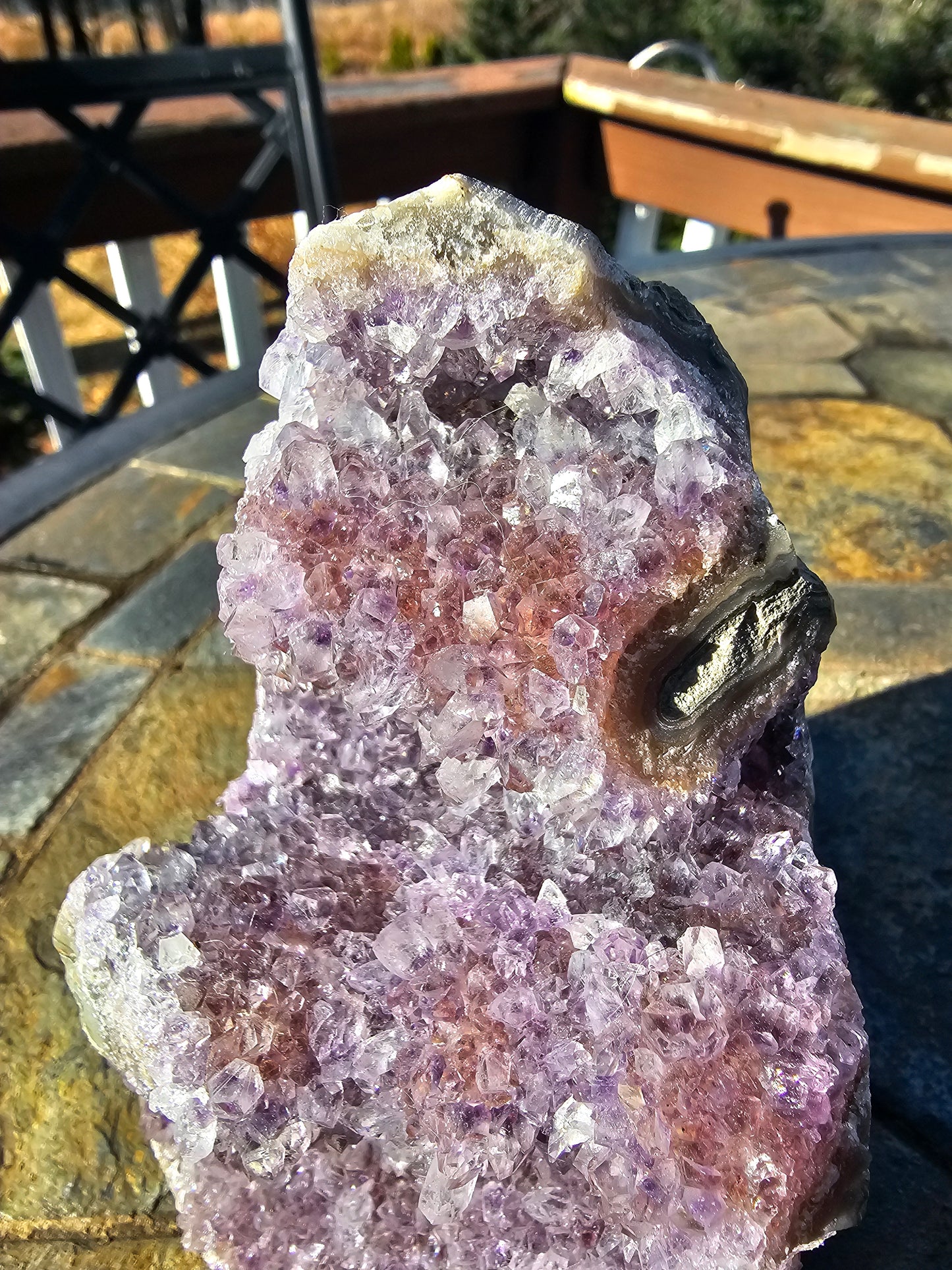 Brazilian amethyst Stalactite cluster