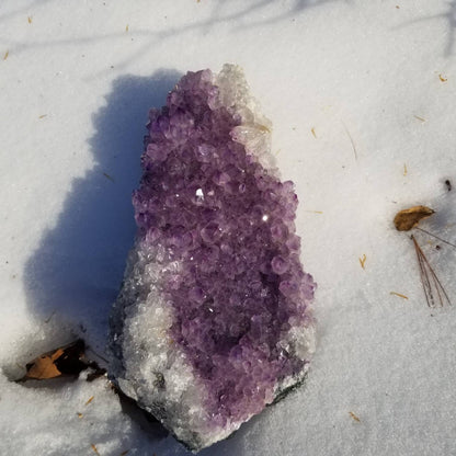 Large Purple Brazilian Amethyst Cluster