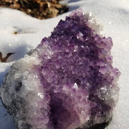 Large Purple Brazilian Amethyst Cluster