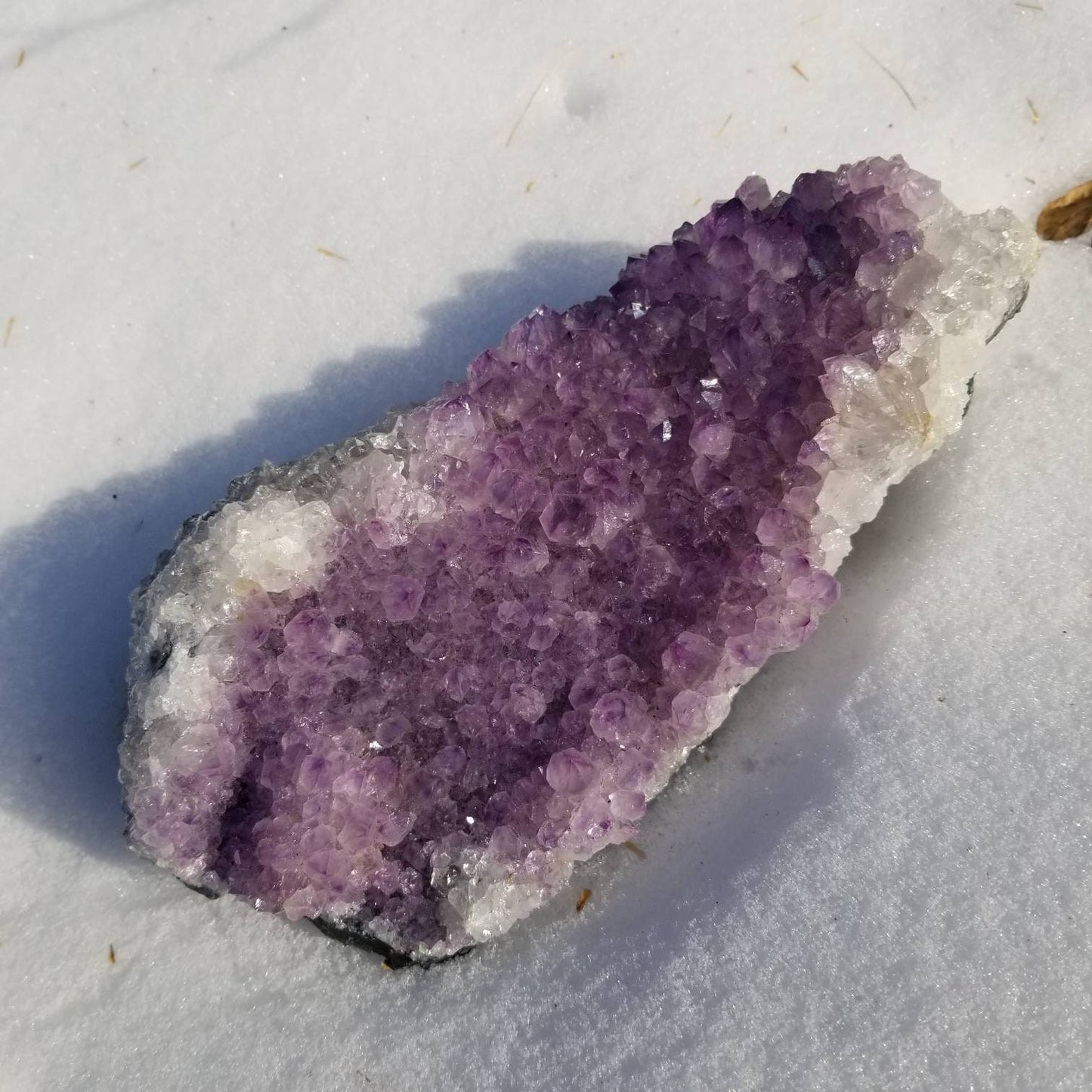 Large Purple Brazilian Amethyst Cluster