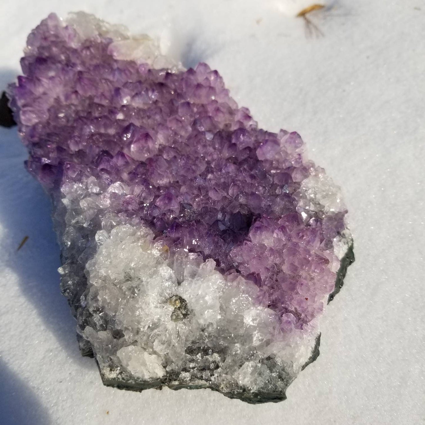 Large Purple Brazilian Amethyst Cluster