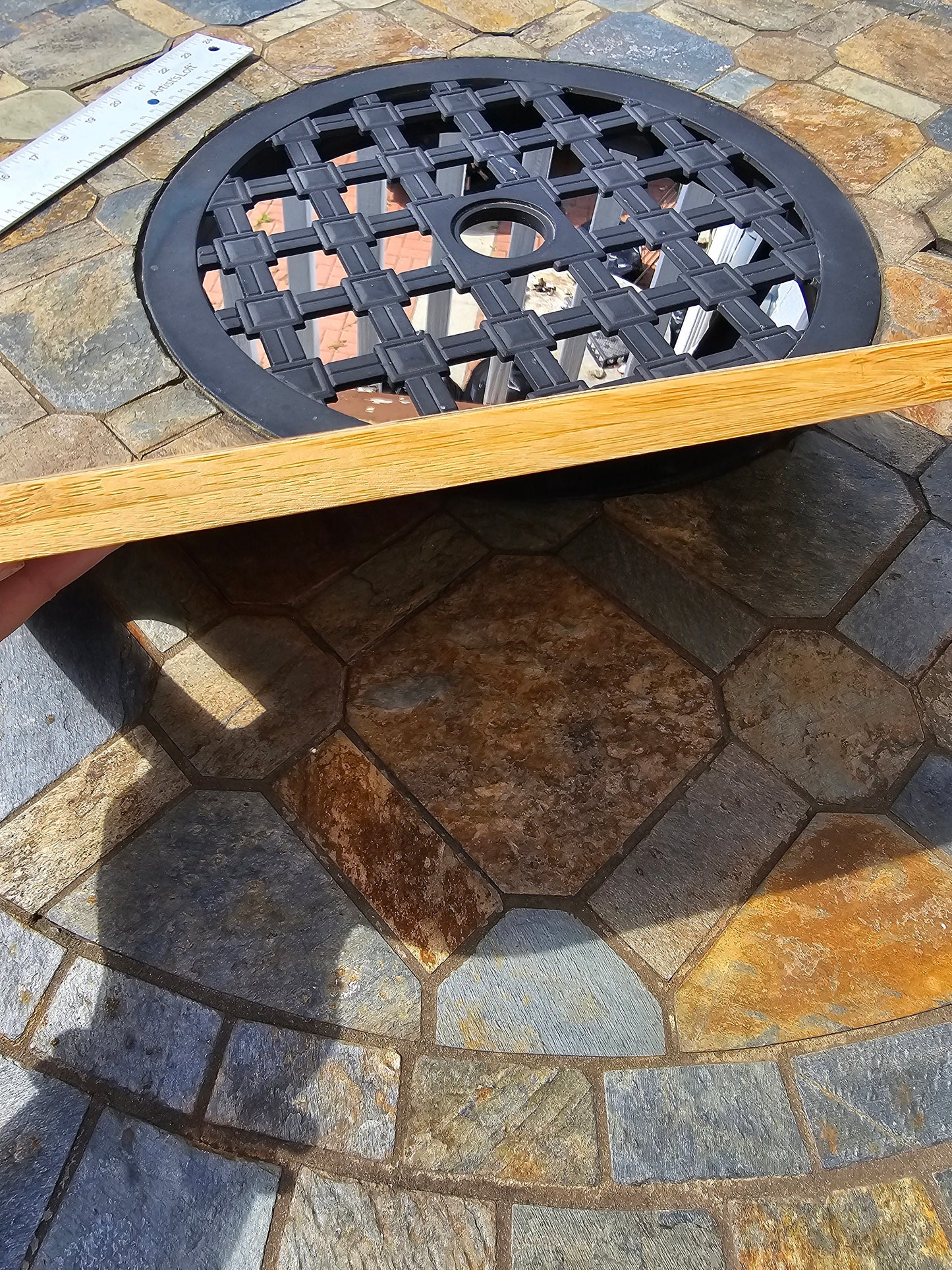 Floating stingray wood burned cutting board