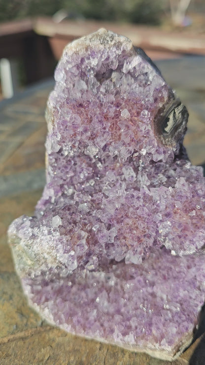 Brazilian amethyst Stalactite cluster